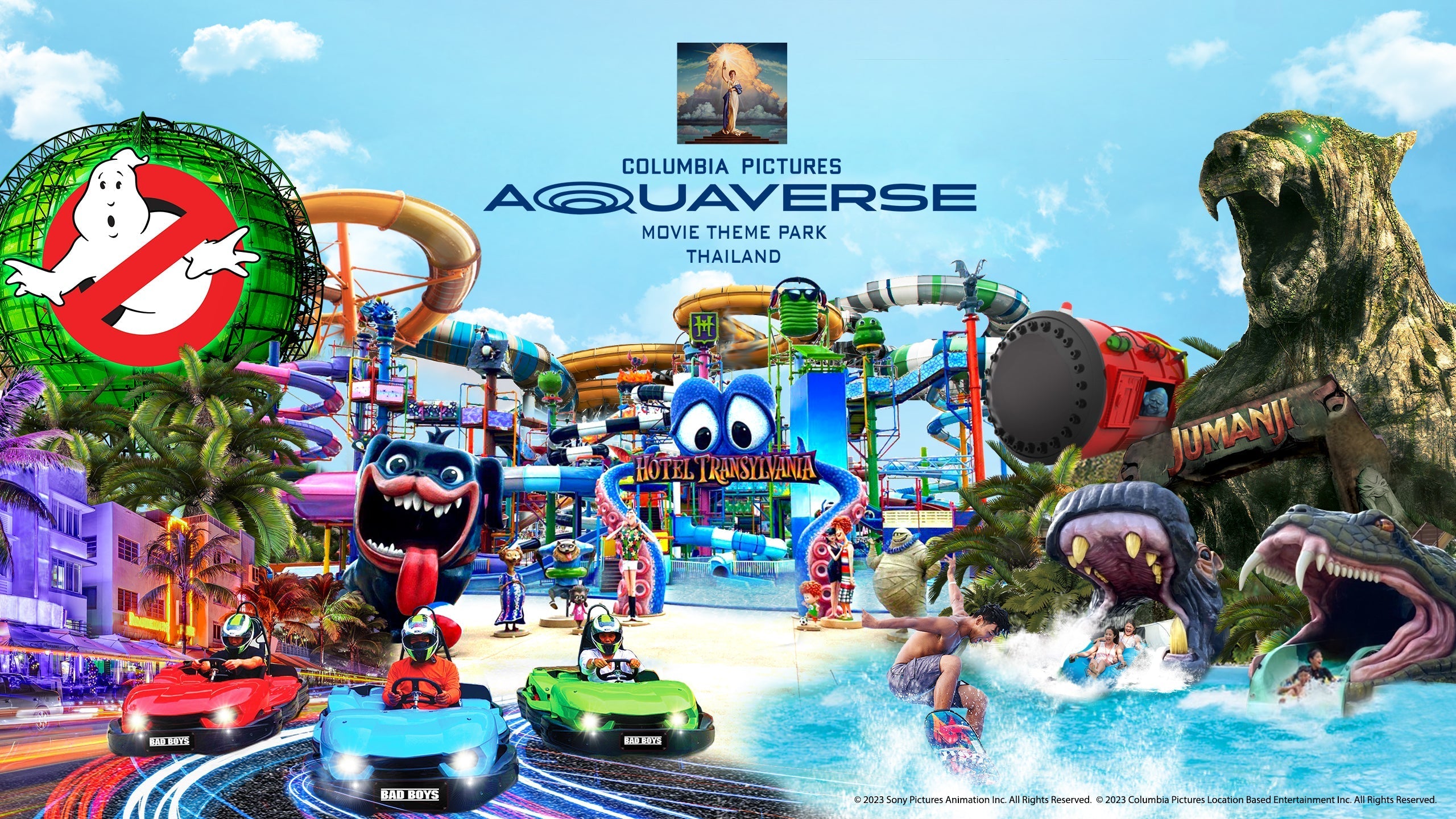 【泰國 | 主題公園】芭達雅 Columbia Pictures Aquaverse 水上樂園門票