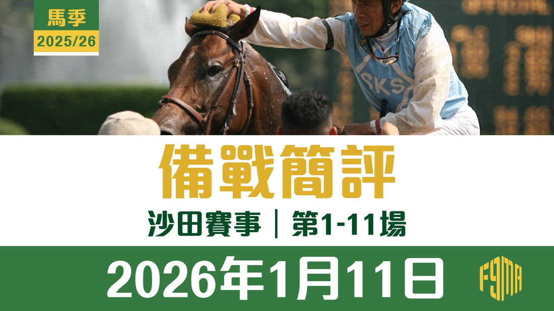 2026年1月11日 沙田賽事 第1-11場 備戰簡評