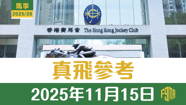 2025年11月15日 沙田賽事 真飛參考