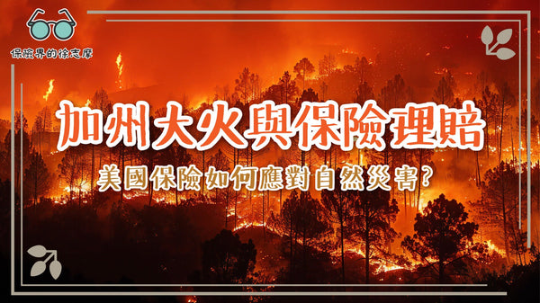 加州大火與保險理賠：美國保險如何應對自然災害？