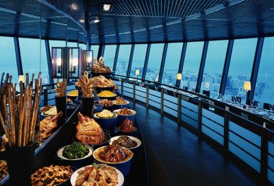 【澳門自助餐】【限量自助餐優惠】50%OFF｜Macau Tower 360° 旋轉餐廳｜澳門旅遊塔自助晚餐｜自助午餐
